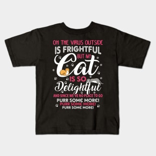 Merry Catmas. Cats Christmas Gift. Kids T-Shirt